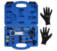 10PCS Kit Outils de Calage Distribution pour Audi A3 A4 VW Golf 1.4 1.6 2.0 TDI CR T10265 T10060A T10051 Coffret Outillage