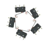 10Pcs KW12-3 Roller Lever Arm Normally Open Close Limit Switch Switch
