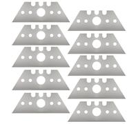 10PCS Lame Cutter Trapeze,52 x 19 x 0,6 mm Lames de Rechange Universal Art Couteau Lames pour Cutter,Résistant et Pointu,Lame de Cutter Pour Couper le Cuir,Les Tapis et le Carton épais