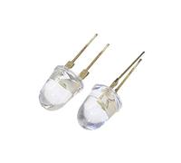 10pcs LED 10 mm blanc transparent 150mA 0,75 W Ultra Bright Round LED Light Diode Lampe Diode