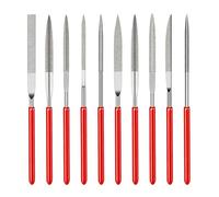 10PCS Limes à Aiguille Diamant, Mini Lime à Aiguilles Diamantées Ensemble de Fichiers Polyvalentes Accessoires D'imprimante 3D Pour Limer le Bois les Bijoux Métal Plastique Modélisme(3 mm x 140 mm)