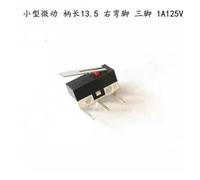 10Pcs Limit Switch Push Button Switch 1A 125V AC Mouse Switch 3Pins Long Handle Roller Lever Arm SPDT 12 * 6 * 6mm NWPNLXEA(Bingyou)