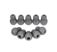 10pcs Littmann Stethoscope Eartips Gray Silicone Threaded Soft Earplug Stethoscope Eartips Earpieces Earplug Protect Ears-hy