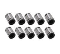 10Pcs LM10LUU Roulements Linéaires: Roulements à Billes de Mouvement en Acier en Alliage pour Imprimantes 3D et Machines de Gravure