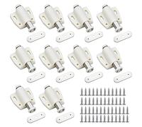 10Pcs Loquets Magnétiques par Pression Loquets de Porte Magnétiques à Pousser Loqueteau Magnétique Aimants Portes Placards pour Ouvrir Pour Ouvrir Les Loquets(Beige)