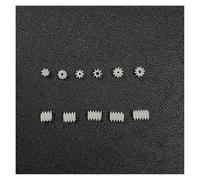 10pcs/lot 0.5M modulus Gear 7/8/10 Teeth Toy RC Model Car 1mm/2mm Shaft electronic starter Transmission Pinion Gear 6mm Worm Gear NWPNLXEA(8 Teeth 2mm)