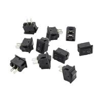 10pcs/lot 10 * 15mm SPST 2PIN ON/OFF G130 Boat Rocker Switch 3A/250V Car Dashboard Truck RV ATV Home