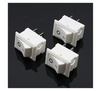 10pcs/lot 10 * 15mm White 2PIN SPST ON/OFF G134 Boat Rocker Switch 3A/250V Car Dashboard Truck RV ATV Home