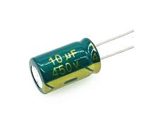 10pcs/lot 10UF high frequency low impedance 450v 10UF aluminum electrolytic capacitor size 10 * 17 mm MQXFCZUX