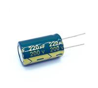 10pcs/lot 220UF 200v 220UF aluminum electrolytic capacitor size 18 * 30mm 20% NWPNLXEA