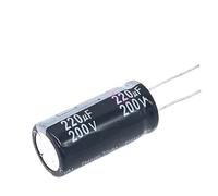 10pcs/lot 220UF 200v 220UF aluminum electrolytic capacitor size 18 * 30mm S64 20% EKFBQBGW