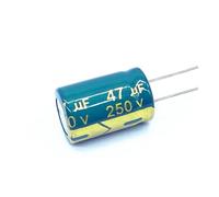10pcs/lot 250v 47UF aluminum electrolytic capacitor size 13 * 20 47UF 20%