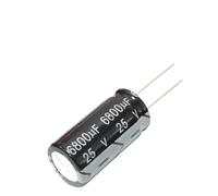 10PCS/LOT 25V6800UF 16 * 30 Aluminum electrolytic capacitor 16 * 30 Electrolytic Capacitor 25V 6800UF EKFBQBGW