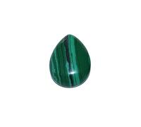10pcs / lot 8/10/12/14/16/18/20 mm Perles en pierre naturelle Perles en forme de goutte d'eau Cabochon Cameo fit Pendentif pour accessoires de bijoux-Malachite, 12X16mm