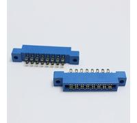 10pcs/Lot 805 Card Edge Connector 3.96mm Pitch 2x8 Row 16 Pin PCB Slot Solder Socket SP16 Dip Wire Solder Type