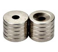 10PCS/LOT Aimants à Visser 15mm x 3mm Trou 4mm Magnet PUISSANT N50 Ronds néodyme G