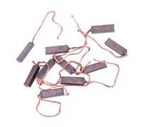 10Pcs/lot Carbon Brushes Wire Leads Generator electronic starter Brush Replacement 4.5 x 6.5 x 20mm