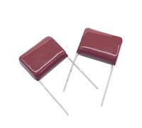 10pcs/lot CBB 105J 100V 1UF P 5mm Metallized Film Capacitor AUOQKQUT
