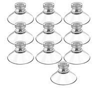 10pcs lot de Ventouses avec Filetage et écrous moletés Ø 40 mm Transparentes pour Voiture Camping vitre Pare-Soleil No.5