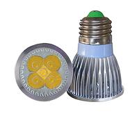 10pcs / lot Dimmable LED Lampe ac100-240v LED Projecteur Lampada LED Ampoules Home Lighting 4w blanc chaud e27
