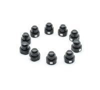 10pcs/lot Flashlight Torch Part Round Push Button Switch Black DC 30V 1A 10mm x 10mm (D*H) NWPNLXEA