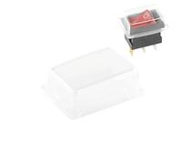 10Pcs/Lot KCD1-101N-3P Red Right 3 Pins ON-OFF SPST Snap in Boat 15 * 21mm AC 6A/250V 10A/125V E335A6 Rocker Switch NWPNLXEA(WATERPROOF)