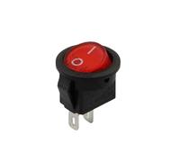 10Pcs/Lot KCD11-201-2P Red Cover On-Off 2 Pins Mounting Diameter 20mm Rocker Switch NWPNLXEA