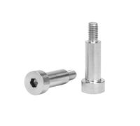 10pcs/lot M3 M4 M5 M6 304 Stainless Steel Hex Hexagon Socket Cap Head Shoulder Roller Bearing Screw Bolt High Tensile(50mm (10pcs),D6-M5)