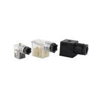 10pcs/lot Plug Solenoid Valve Connector DIN43650 A/B/C Solenoid Coil Connector For Valve Solenoid Coil Solenoid Connctors(DIN43650A,AC 220V)