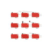 10Pcs/Lot Silver Conductive KW7-0/1/2/3/5/9 Limit Switch NWPNLXEA(KW7-0B)