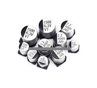 10PCS/LOT SMD Aluminum Electrolytic Capacitor 10V 16V 25V 35V 50V 63V 100V 400V 10UF 22UF 68UF 100UF 220UF 330UF 1500UF 2200UF MQXFCZUX(16V220UF 6.3x7.7)