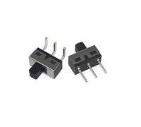 10PCS/LOT SS12D10 SS12D06 Interrupteur à bascule 3 broches Pieds droits Poignée haute 5 mm Espacement de 4,7 mm 3A 250V SS12D10 Interrupteurs d'alimentation(SS12D10 Straight)