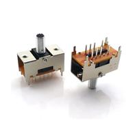 10pcs/Lot TS-23E02 toggle switch AT10 double reset four fixed feet Lever switch Vintage radio switch 8Pin toggle reset switch
