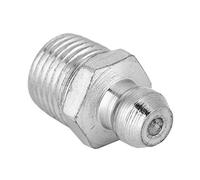 10pcs M10 * 1 Embout de Graissage Kits d'Assortiment de Raccords de Graissage Durables pour Machines d'Ingénierie (Argent)(Straight)