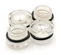 10pcs M16x1.5 Oil Level Sight Glass Window round Head For Air Compressor Gearbox