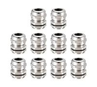 10Pcs M20 Presse-étoupe En Métal Connecteur Étanche Connecteur Presse-étoupes Joints pour 6mm-12mm Dia Gamme