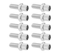 10pcs M6 Boulons de Réglage Barillet de Frein de Vélo Accessoires de Fixation de Levier de Poignée de Frein de Vélo pour Vélos Motos Scooters, Argent