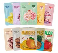 10Pcs Masque Visage Enfant Masque de Beauté Enfant Coffret M-asque Visage Ado Fille Naturel et Doux Hydratant Raffermissant Convient à tous les Types de Peau Idéal Comme Cadeau pour Les Enfants