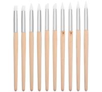 10pcs Mastic de Nettoyage Montre D'horlogerie Réparation Montre-Bracelet Bois Stylo Brosse à Gratter Stylos De Montres conviennent aux Bijoux Pièces Monnaie Applications électroniques