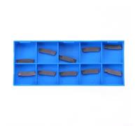 10pcs MGMN200-G LDA 16x4x2mm Carbure Rainurage et Pièce Insert Kit pour Acier, Fonte & Acier Inoxydable - pour Outil de Coupe Indexable CNC