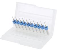 10pcs Micro Drill Bits Tungsten Carbide 3D Printer Nozzle Cleaning PCB Kit 0.5mm