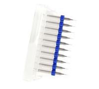 10pcs Micro Forets de Carte PCB Peu de Foret de Carbure Drill Bits Circuit Imprimé d'Impression 0.1mm à 1.4mm Outil de Perceuse(0.2mm)