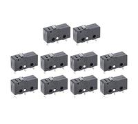 10pcs Micro Switch Switch Switch Switch NO/NC Terminaux PCB 5A 250V AC ROULEAU DE ROULEAU D'ARC ARC Action Micro Switches,3P with nail