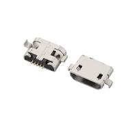 10PCS Micro USB 2 5Pin Connector Jack Female DIP SMD For Phone Tabletels Speakers etc Charging Port Socket Power v8 Plug Data(10PCS Micro-45)