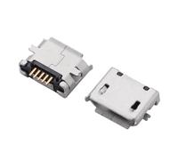 10PCS Micro USB 2 5Pin Connector Jack Female DIP SMD For Phone Tabletels Speakers etc Charging Port Socket Power v8 Plug Data(10PCS Micro-03)