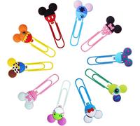 10pcs Mignon Souris Trombones,Créatifs Trombones Mignons Petits Trombones Acier Inoxydable Trombones En Métal Petits Signets Pour Trier Et Organiser Papiers Bureau École Usage,Rentrée Scolaire