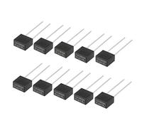 10Pcs Mini Fusible Carré Monté DIP Micro Fusible T3.15A 3.15A 250V Noir
