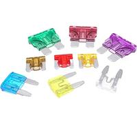 10pcs mini micro-fusibles standard 5A 7. 10A 15A 20A 25A 30A 35A 40A AMP Clip Assortiment Auto Blade Type Fuse Set for le camion de voiture(7.5a,Micro)