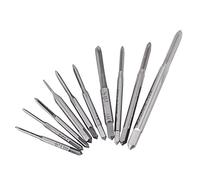 10Pcs Mini Tarauds à Fileter M1 M1.2 M1.4 M1.6 M1.7 M1.8 M2 M2.5 M3 M3.5 M1 à M3.5 de Filetage de Main de Machine en Acier à Grande Vitesse Taraudant le Taraudage à Haut Résistant à l'Usure de Vis