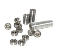 10pcs Miniature Ball Bearing 626zz 688zz 625ZZ Pulley Wheel Bearing Deep Groove Mini Bearing Carbon Steel for Skateboard Scooter(688zz-8x16x5mm)
